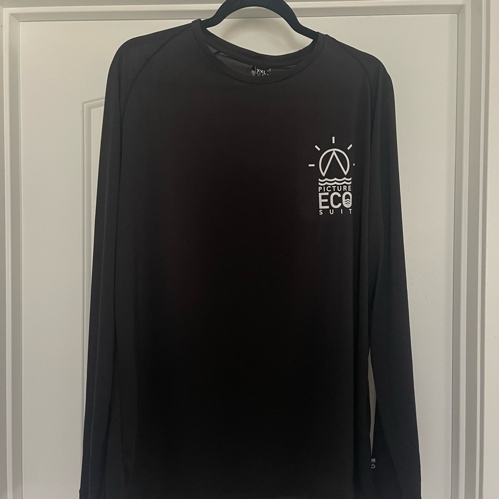 Picture Eco Suit Black Long Sleeve Rash Guard